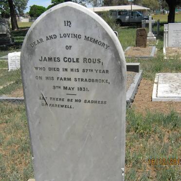 ROUS James Cole -1931