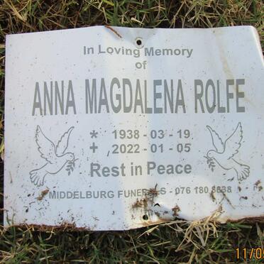 ROLFE Anna Magdalena 1938-2022