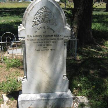 ROBINSON John Andrew -1915