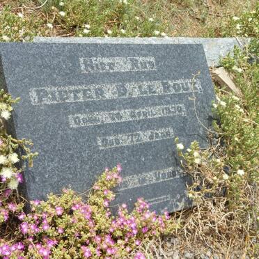 ROUX Pieter D., le -1930