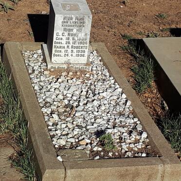 ROBERTS Richard G.C. 1933-1934 :: ROBERTS Maria M. 1935-1936