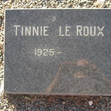 ROUX Tinnie, le 1925-