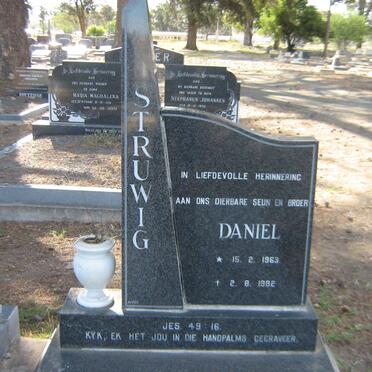 STRUWIG Daniel 1963-1982