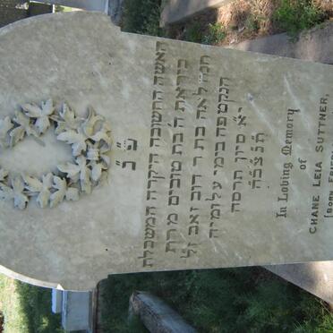 SUTTNER Chane Leia nee FRIEDLANDER -1905