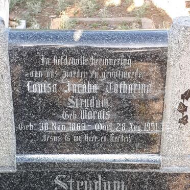 STRYDOM Louisa Jacoba Catharina nee MARAIS 1863-1951