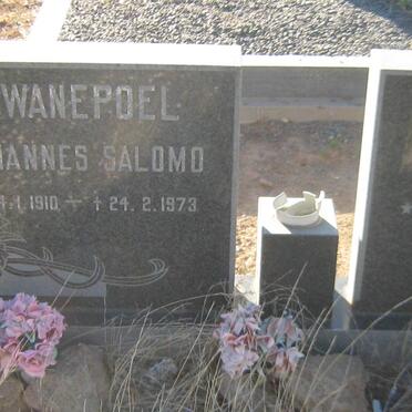 SWANEPOEL Johannes Salomo 1910-1973 &amp; Sophia Maria 1893-