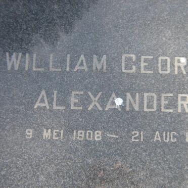 SCHOLTZ William George Alexander 1908-1988