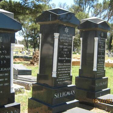 SELIGMAN Abel Willie -1960 :: SELIGMAN Bella -1968 :: SELIGMAN Ellie 1913-1982