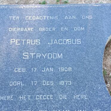 STRYDOM Petrus Jacobus 1908-1973