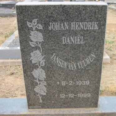 VUUREN Johan Hendrik Daniël, Jansen van 1939-1999