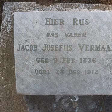 VERMAAK Jacob Josefus 1836-1912