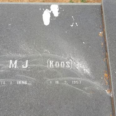 VENTER M.J. 1898-1959 &amp; L.C. 1902-1983