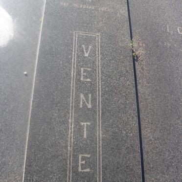 VENTER M.J. 1898-1957 &amp; L.C. 1902-1983