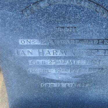VORSTER Jan Harm 1861-1931