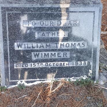 WIMMER William Thomas -1938