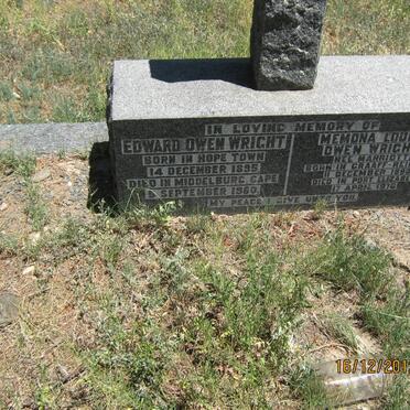 WRIGHT Edward, OWEN 1895-1960 &amp; Memona Louise MARRIOTT 1890-1976