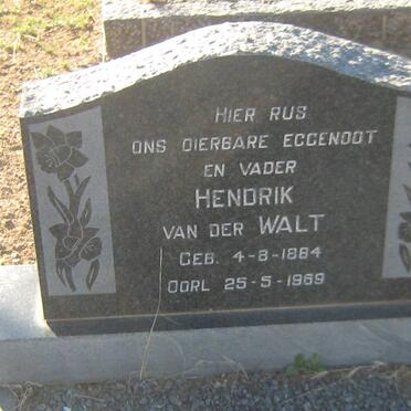 WALT Hendrik, van der 1884-1969