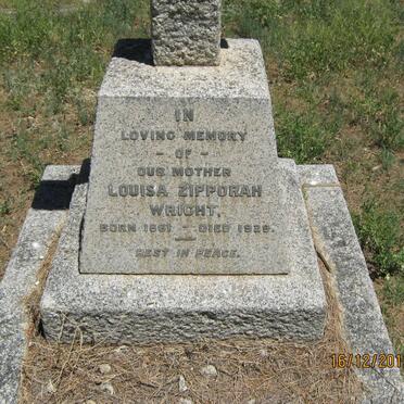 WRIGHT Louisa Zipporah 1861-1929
