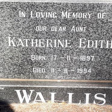 WALLIS Katherine Edith 1897-1994