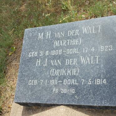 WALT Marthie, van der 1908-1923 :: VAN DER WALT H.J. 1911-1914