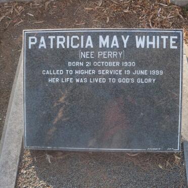 WHITE Patricia May nee PERRY 1930-1999