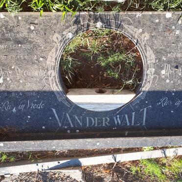 WALT Hendrik Bernaardus, van der 1918-1986 &amp; Maria Jacoba 1921-