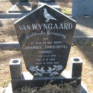 WYNGAARD Johannes Christoffel, van 1946-1983