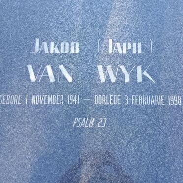 WYK Jakob, van 1941-1998