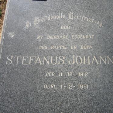 WALT Stefanus Johannes, van der 1912-1991 &amp; Maria Johanna ROUX 1917-2002