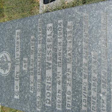 WESSELS Doris 1904-1935