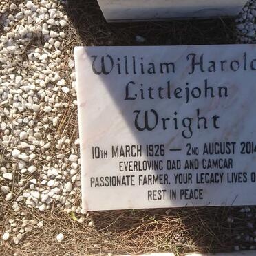 WRIGHT William Harold Littlejohn 1826-1914