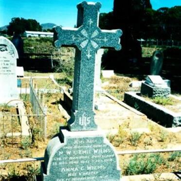 WILMS M.W.C. &amp; Anna C. VORSTER