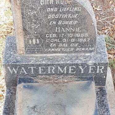 WATERMEYER Hannie 1955-1957