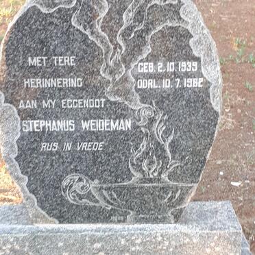 WEIDEMAN Stephanus 1939-1962