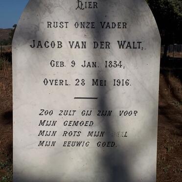 WALT Jacob, van der 1834-1916