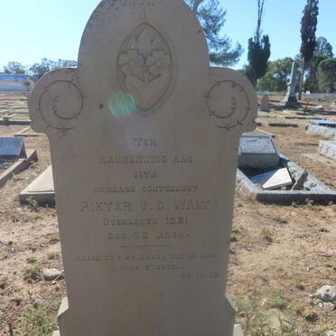 WALT Pieter, v.d. -1921