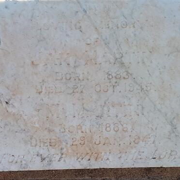 MARTIN Jan 1883-1945 &amp; M. 1886-1947