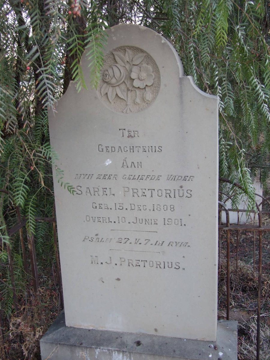 PRETORIUS Sarel 1808-1901
