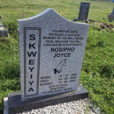 SKWEYIYA Nosipho Joyce 1935-2004