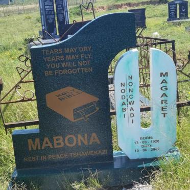 MABONA Nodabi Noncwadi Magaret 1928-2002