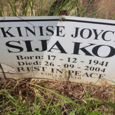 SIJAKO Kinise Joyce 1941-2004