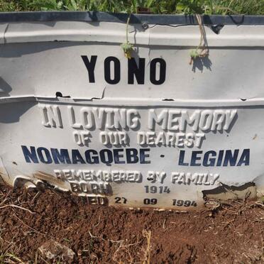 YONO Nomagqebe Legina 1914-1994