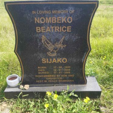 SIJAKO Nombeko Beatrice 1935-2009