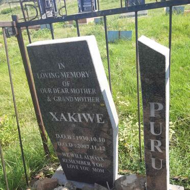 PURU Xakiwe 1930-2007