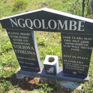 NGQOLOMBE Yoliswa Ethelina 1959-2014