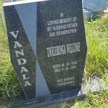 VANDALA Zwelebunga Welcome 1944-2016