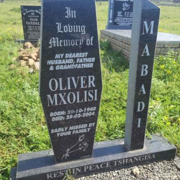 MABADI Oliver Mxolisi 1940-2004