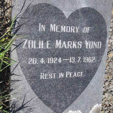 YONO Zolile Marks 1924-1962