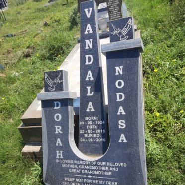 VANDALA Dorah Nodasa 1924-2016