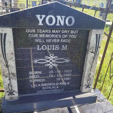 YONO Louis M. 1935-1987
